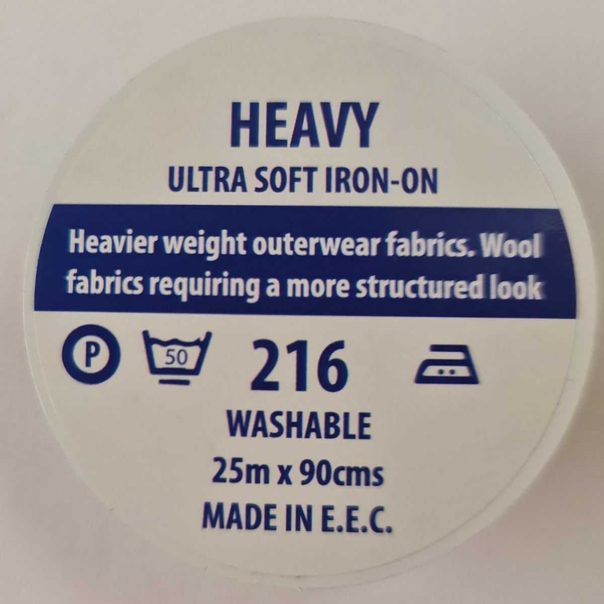 Ultrasoft Heavy Iron Easy Fuse interfacing, 216