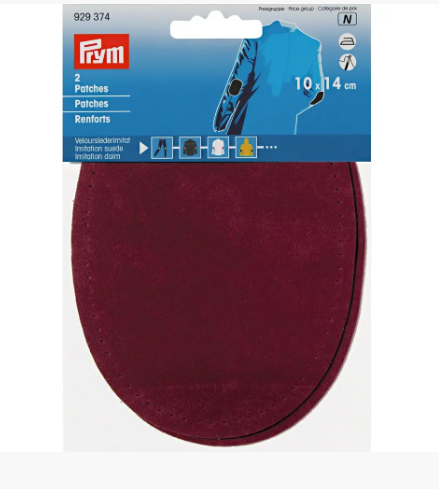 Prym Patches,imitation suede, iron-on, various colours