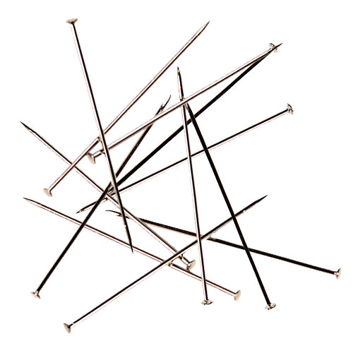 Bulk quantities of steel pins