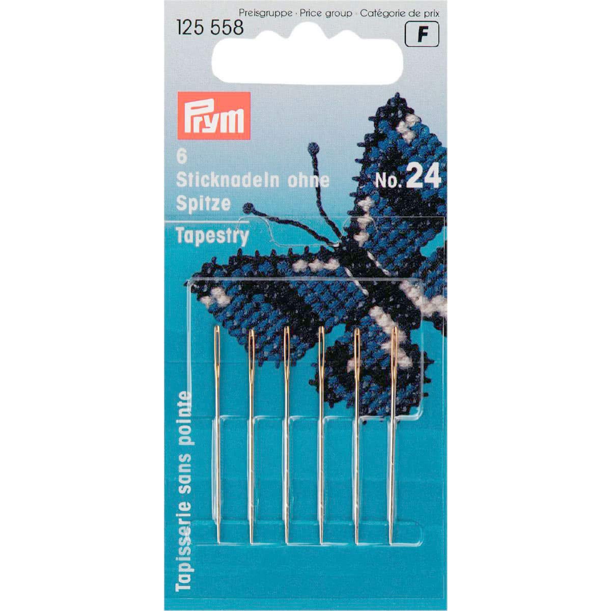 Prym Tapestry embroidery needles with blunt point