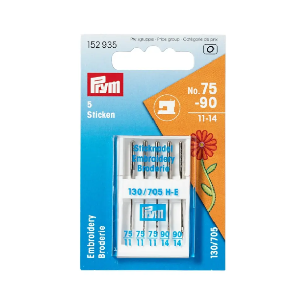 Prym Embroidery Machine Needles 152935