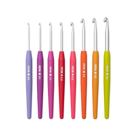 Prym Crochet Hooks assorted soft handles