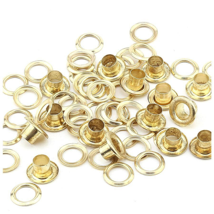 Loose pack of eyelets with washers 100 pcs