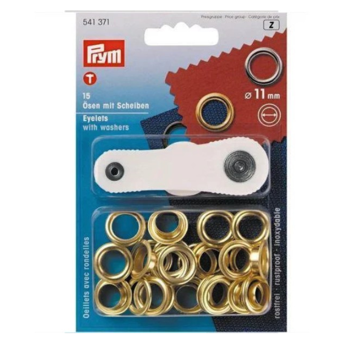 Prym Eyelets with Washers 11mm