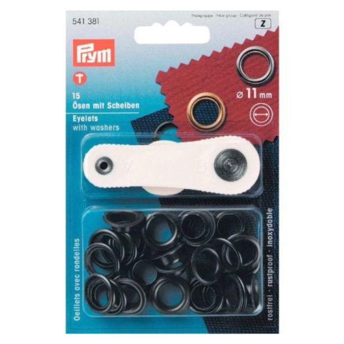 Prym Eyelets with Washers 11mm