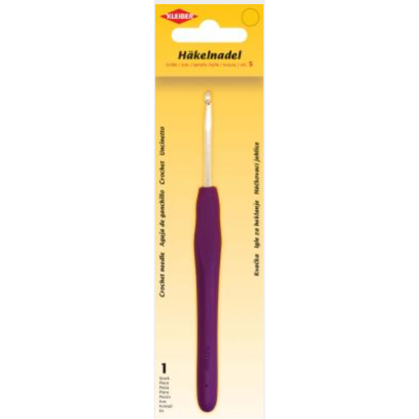 Kleiber crochet hooks with rubber handle