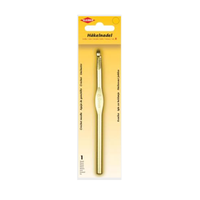 Kleiber golden crochet hooks, 7mm-10mm