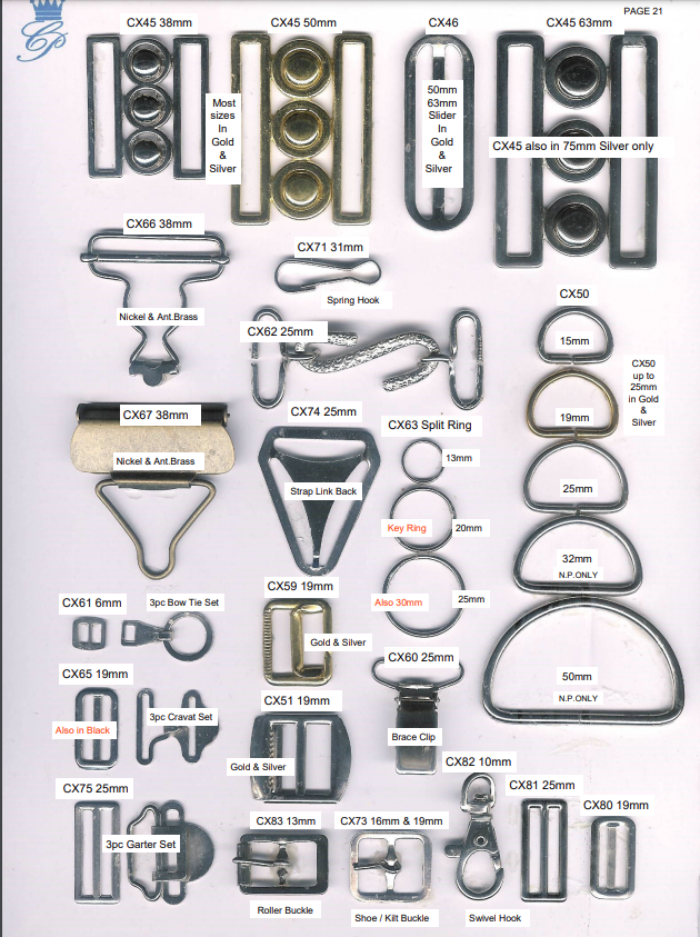 Toggles and clasps