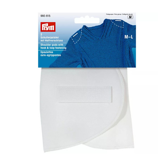 Prym Set- in shoulder pads with Velcro