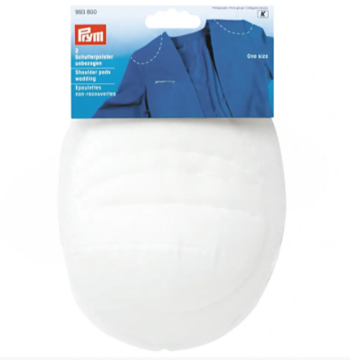Shoulder pads wadding, white